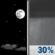 Friday Night: Mostly Clear then Chance Rain Showers