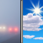 Friday: Patchy Fog then Mostly Sunny