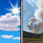 Saturday: Mostly Sunny then Patchy Smoke